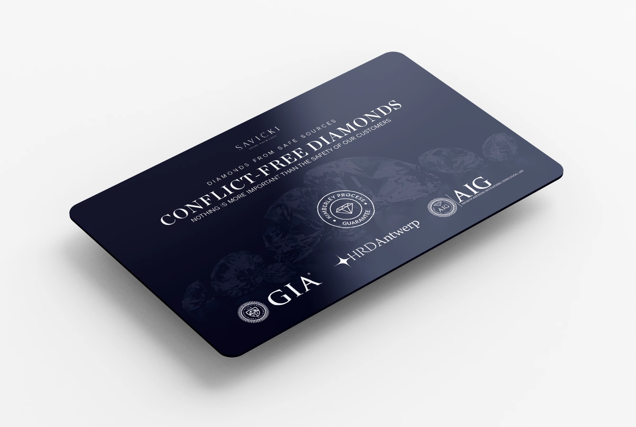 Diamond certificate logo